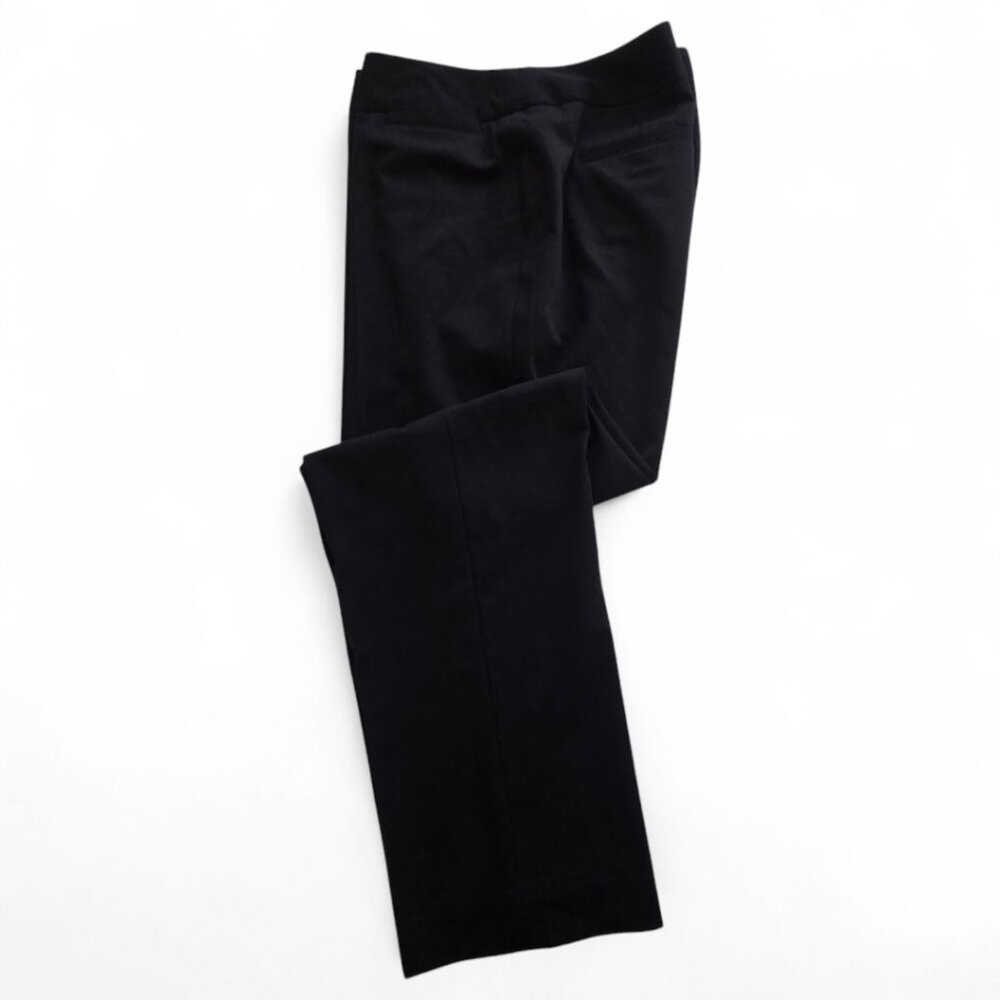 Liz Claiborne Black Straight Leg Dress Pants Size 14 Audra Style